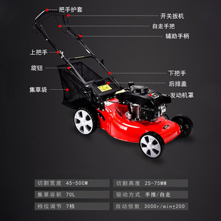 BGS 154草坪机割草机除草机打草机四冲程多功能用途修剪机20寸手