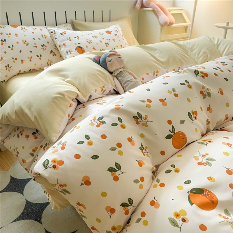 1米8乘2米四件套180x220cmx240纯棉2x23被套160210被罩亲肤裸睡