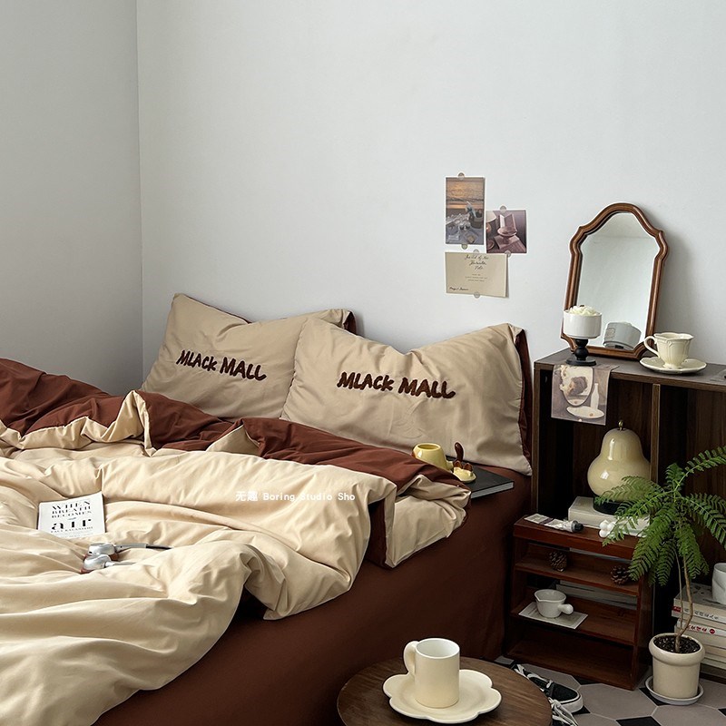 毛巾绣工艺款I被套单件三件套150x200x230cm被罩大学生宿舍单双人