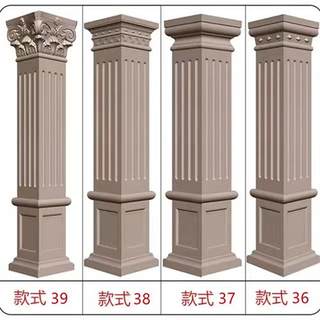 加厚罗马柱模具方柱别墅大门水泥四方形柱子建筑模板欧式装饰造型
