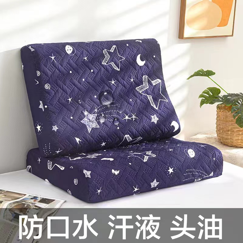 2只装防水汗液乳胶枕套泰国记忆枕芯枕头套内胆30x35x40x50x55x60 床上用品 枕套 原图主图