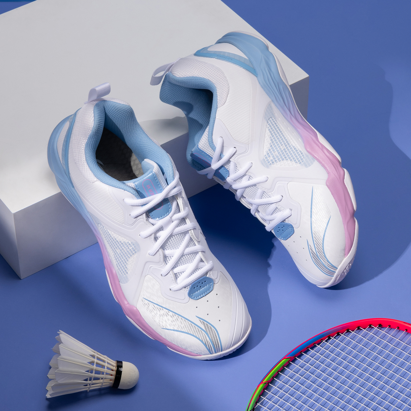 李宁羽毛球鞋变色龙6lite男女款