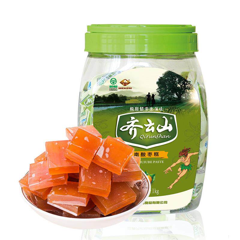 齐云山南酸枣糕1kg罐装 特产零食 酸枣糕 绿色健康食品 代壹属于什么档次？
