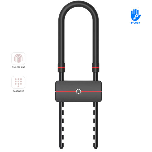 通通蓝牙机械密码锁玻璃门U型