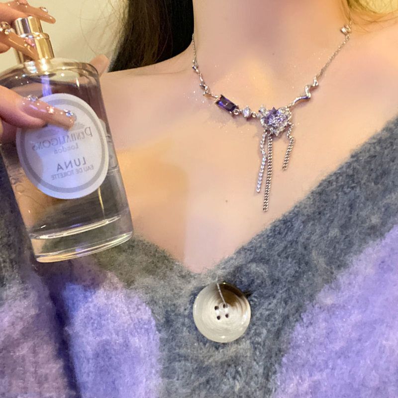 链甜酷奢小众拼接送女友女项链