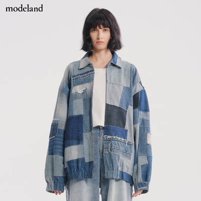 新款做旧宽松春秋夹克上衣复古