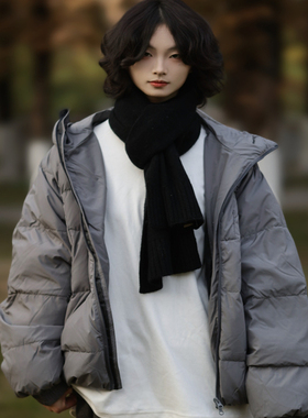 牧游昏昏 90白鸭绒日系复古连帽羽绒服冬季保暖羽绒服外套男女