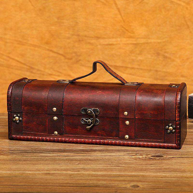 复古单支红酒包装礼盒 复古包装盒 红酒礼盒葡萄包装酒盒仿古盒