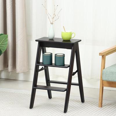 多功能梯凳家用三层折叠登高取物凳台阶式梯子置物架吧台爬高脚凳