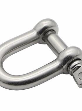 艾科堡不锈钢卸扣5T承重U型M28起重吊环马蹄卸扣卡扣AKB-XK-07