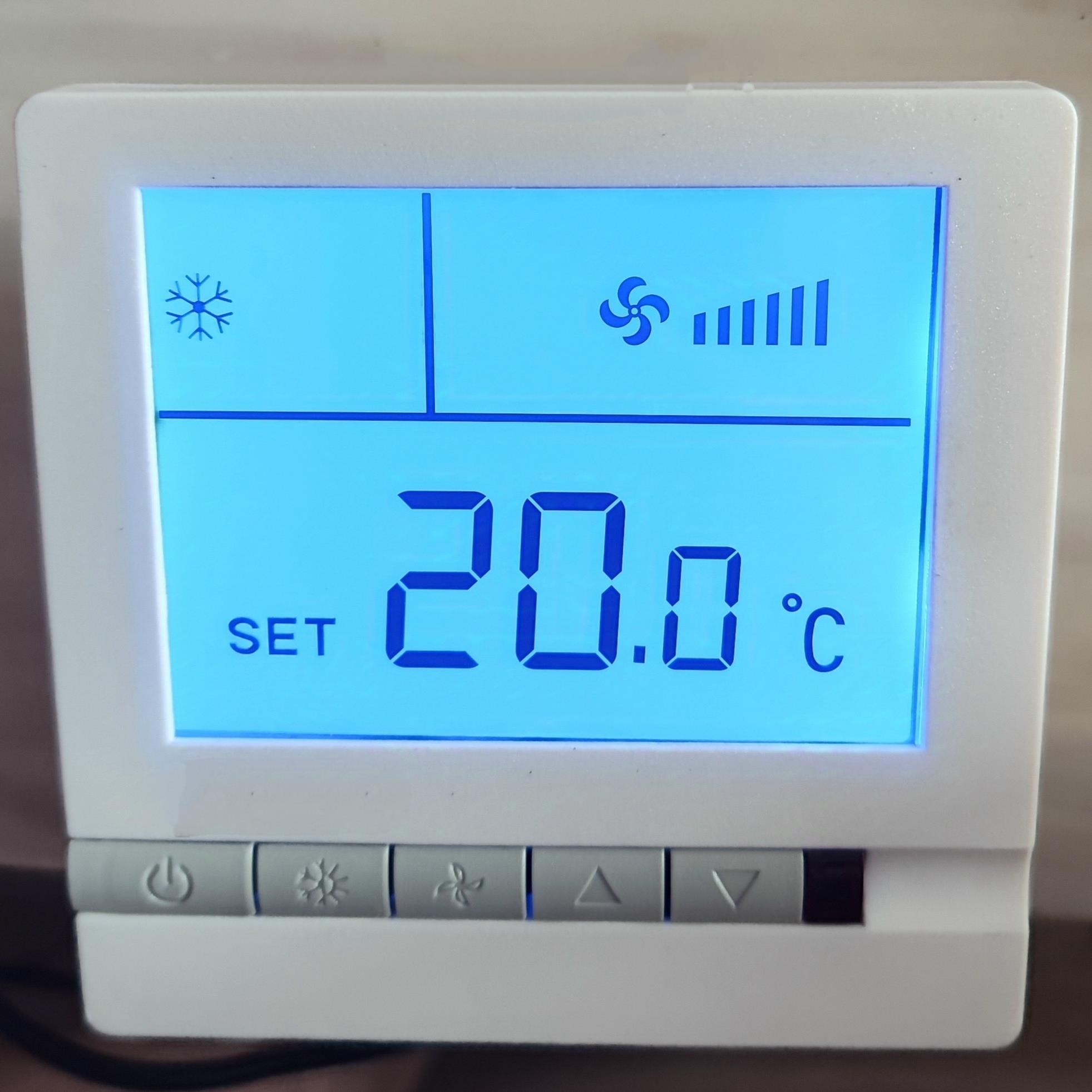 温控器开关水冷中央空调控制面板温度控制器风机盘管三速水地暖