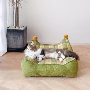 通用可拆洗特大号猫咪超级大夏季 猫沙发四季 猫窝小狗狗窝夏