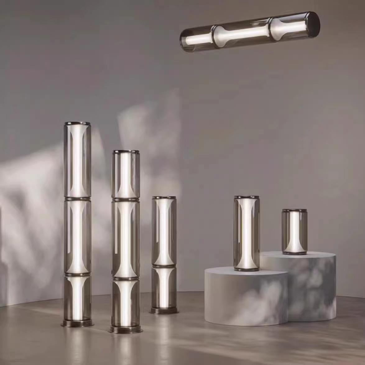 捷克米兰展新款设计师沙发玻璃客厅灯具吊灯卧室床头餐厅长条吊灯