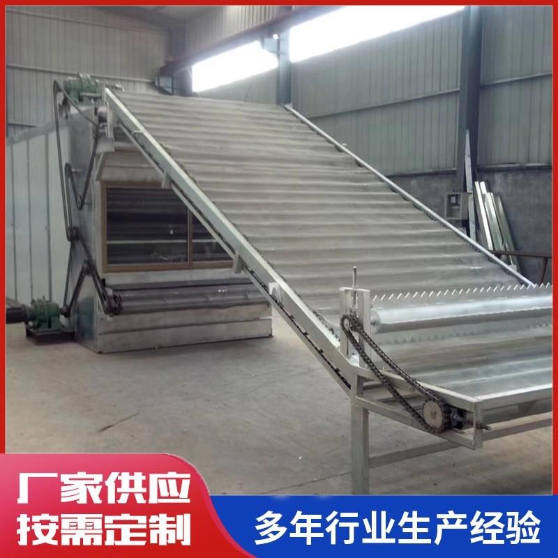 猫砂烘干机机流水线式 大型鲜姜片干燥机 带式猫砂烘干设备