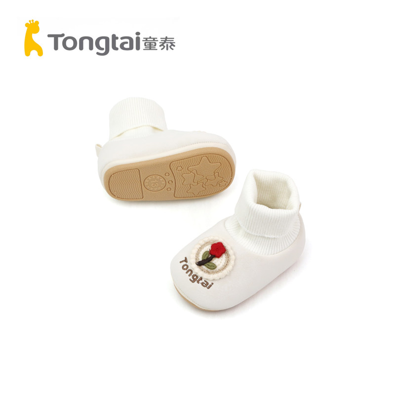 童泰秋冬新款保暖童鞋婴儿袜鞋步前鞋软底袜子靴男女小月龄宝宝
