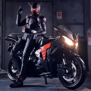 真骨雕SHF玩具假面骑士黑日Joker王牌摩托车模型摆件手办礼物孩