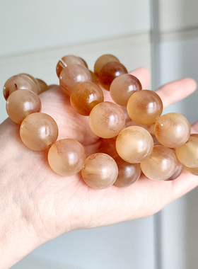 正品羊角手串圆珠文玩手持念珠男士天然手链民族风饰品小众礼物