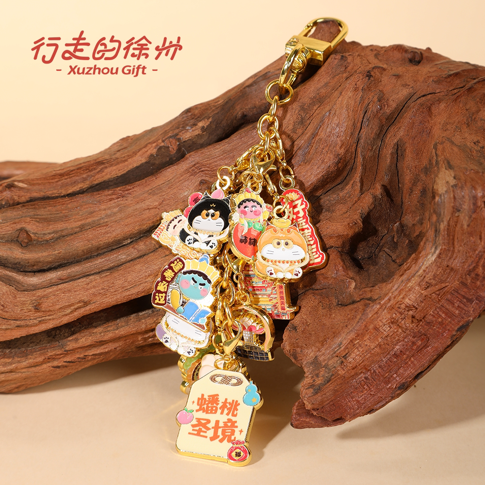 徐州宝莲寺好运莲莲文创钥匙扣