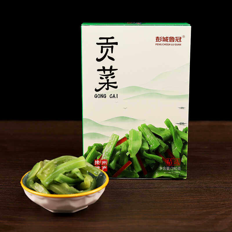 徐州特产小菜邳州贡菜即食苔干无叶280g盒健康下饭涮火锅拌菜原味