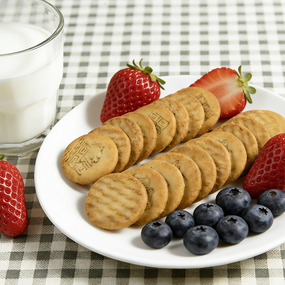 饼干休闲网红零食下午茶点心节日家庭旅行火车伴侣解馋小圆饼干