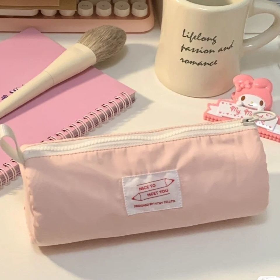 韩国三明治笔袋七明治笔袋女孩小学生大容量好看简约小众日系ins