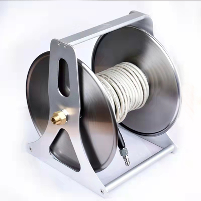 洗车机水管车收纳架卷管器不锈钢金属接头高压管水泵挂墙高压水枪