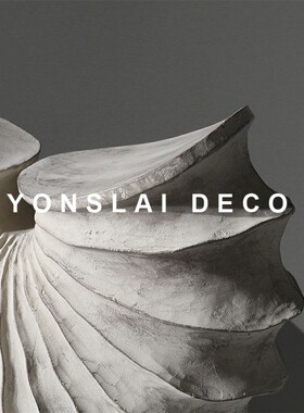 现代轻奢样板房间售楼处酒店玄关柜摆件I家居客厅软装饰品雕塑摆