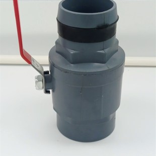 滴灌水管配件农田水利灌溉PVC组装直通球阀开关接头