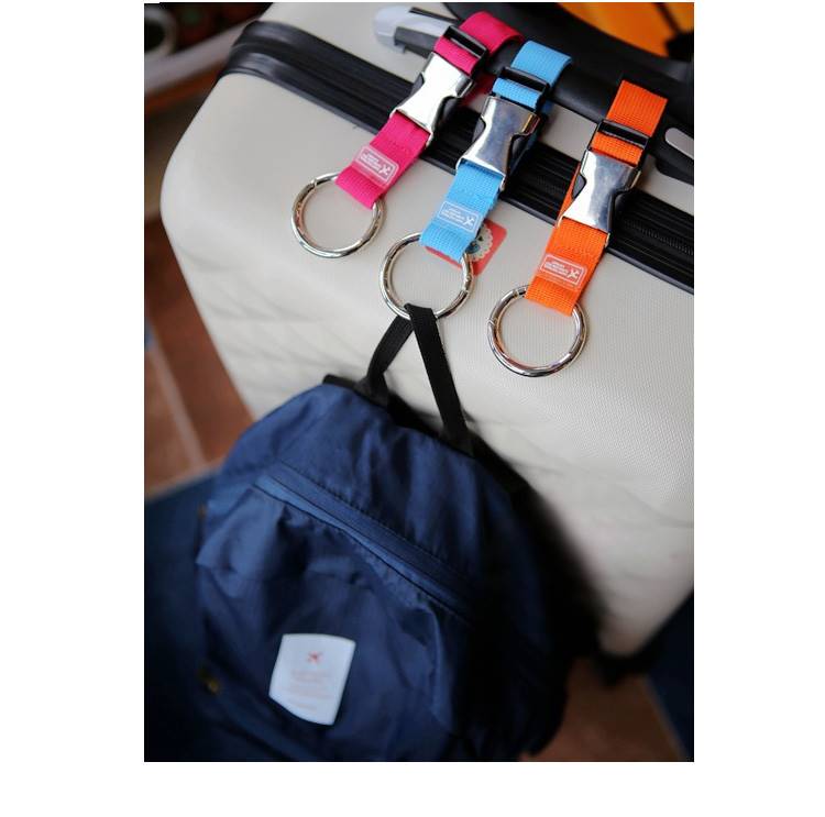 行李箱挂扣捆扎带金属扣旅行箱外置安全固定绑带背包挂带打包带绳