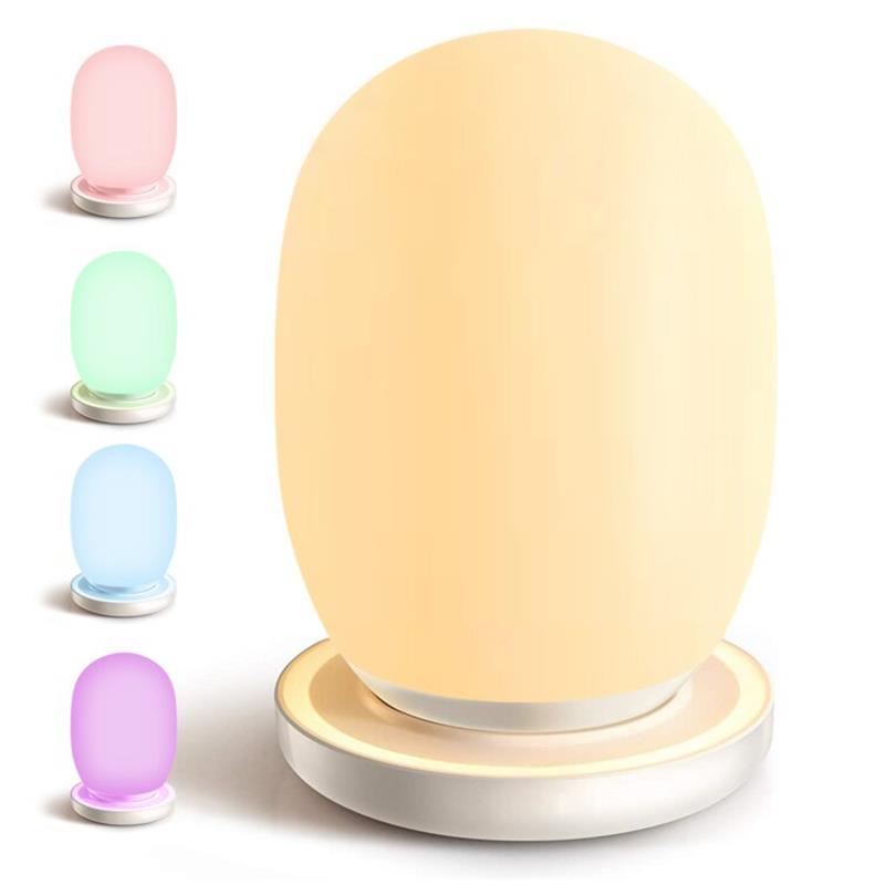 大爱！256色！食品级硅胶！出老美小夜灯卧室睡眠灯婴儿喂奶护