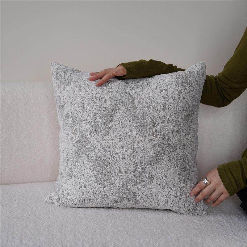 &ldquo;法式风格&rdquo;黑白图案枕套无障碍豪华枕头客厅沙发现代简约高端靠