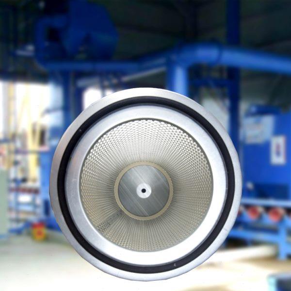 聚酯纤维抛丸机除尘滤筒 喷涂车间粉尘滤芯 集尘滤筒集尘滤芯