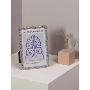 6英寸相框桌子简单易用的豪华金属相框高端银色相框照片打印客厅