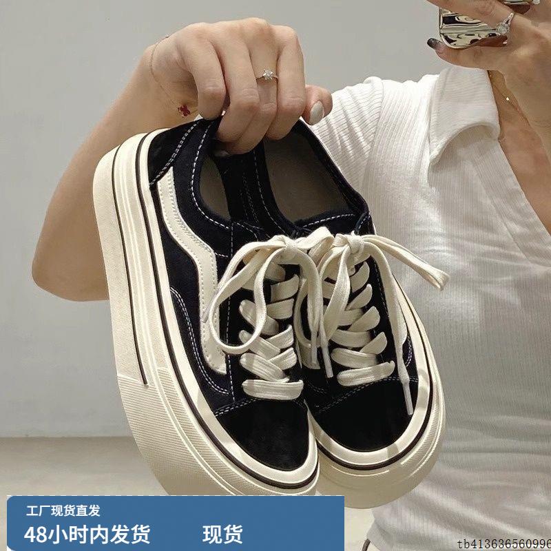 韩版超火小众原创老爹鞋女2025春秋爆款厚底百搭休闲时尚运动鞋in