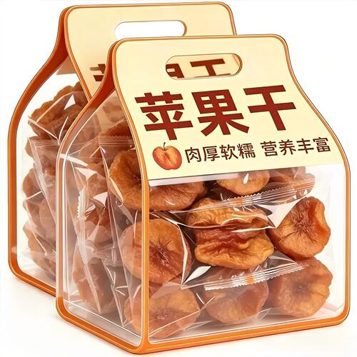 三蒸三晒倒蒸苹果干健康无添加