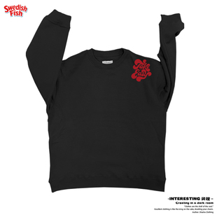 interesting灵魂 街头oversize阿美咔叽日常原创圆领卫衣 简约美式