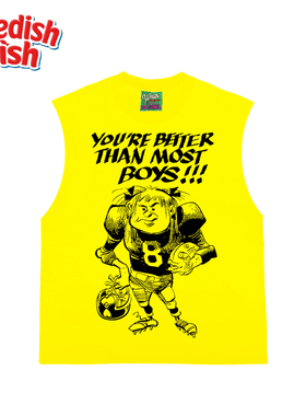 interesting灵魂 美潮小众oversize潮牌穿搭夏季趣味小众设计砍袖