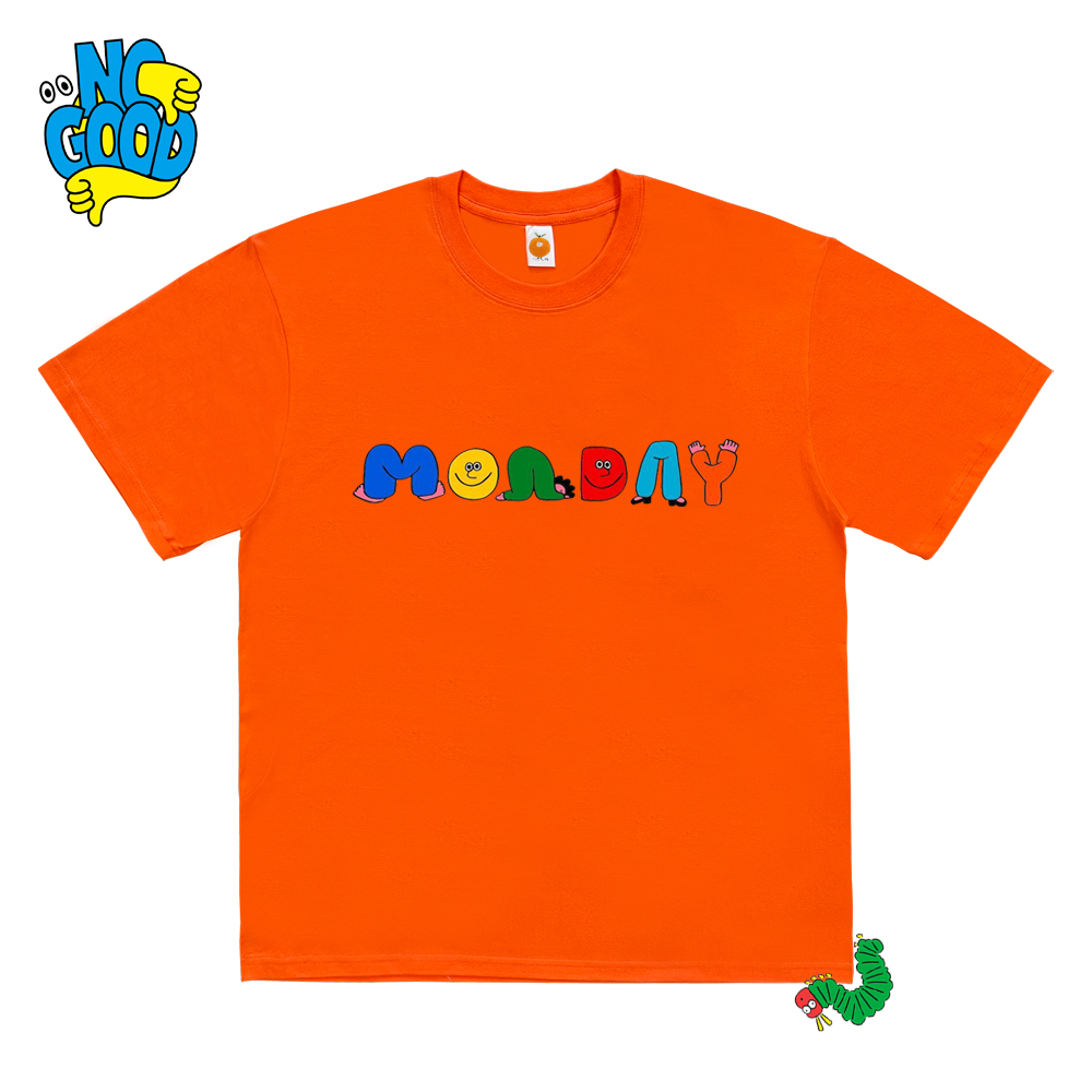 interesting灵魂 夏季卡通童趣泡泡字印花潮牌JHYQ纯棉ins短袖T恤