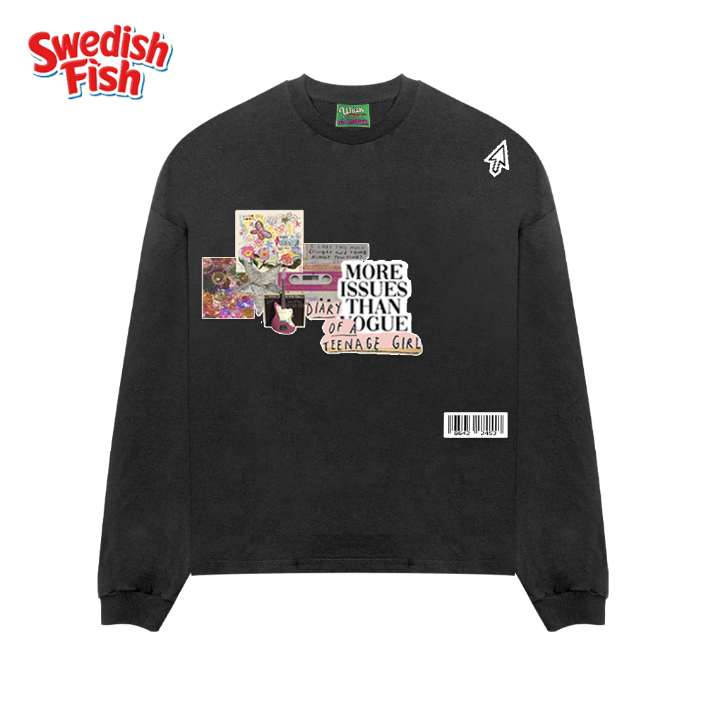 interesting灵魂！小众设计大码男女全棉240g重磅新款百搭长袖T恤