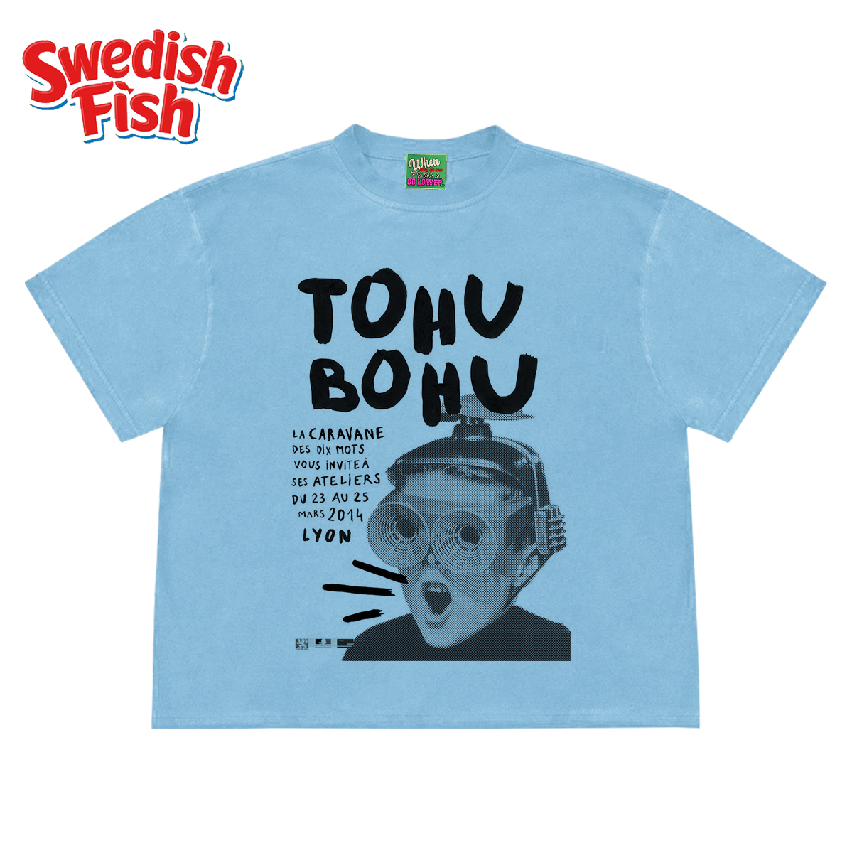 雾霾蓝！高街穿搭阿美咔叽落肩重磅oversize美式ins千禧风短袖T恤