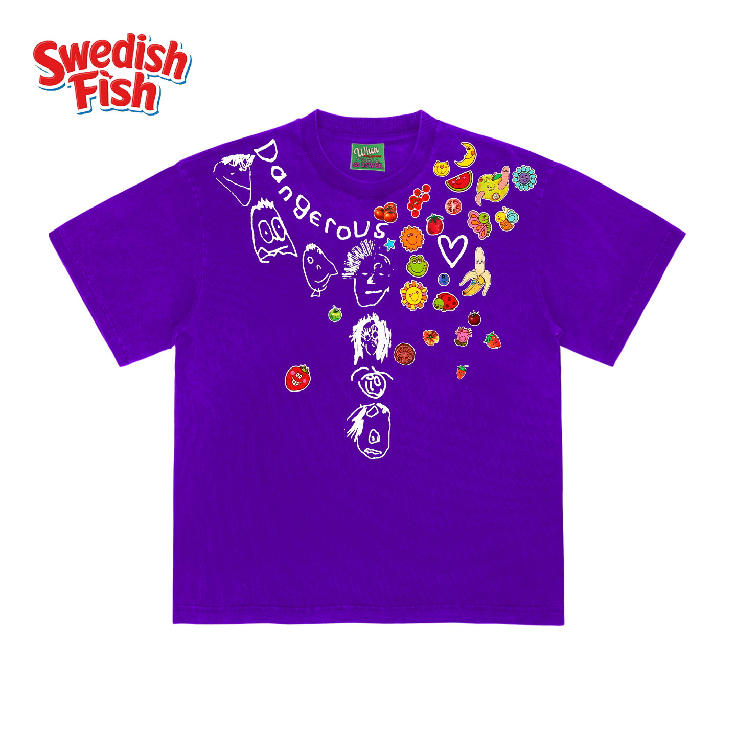 interesting灵魂！滑板厚重感宽松百搭嘻哈落肩趣味学院风短袖T恤,男装,时尚防晒服,淘宝优惠券,粉丝福利购,淘宝优惠卷