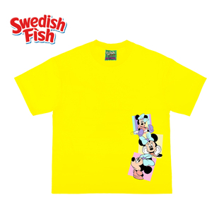 240g柠檬黄 T恤240g全棉 嘻哈阿美咔叽高街oldschool重磅高街短袖