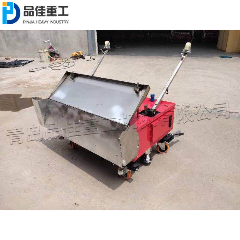 白沙灰石粉砂浆石膏涂抹机全自动智能抹墙机水泥墙砖混墙抹灰机