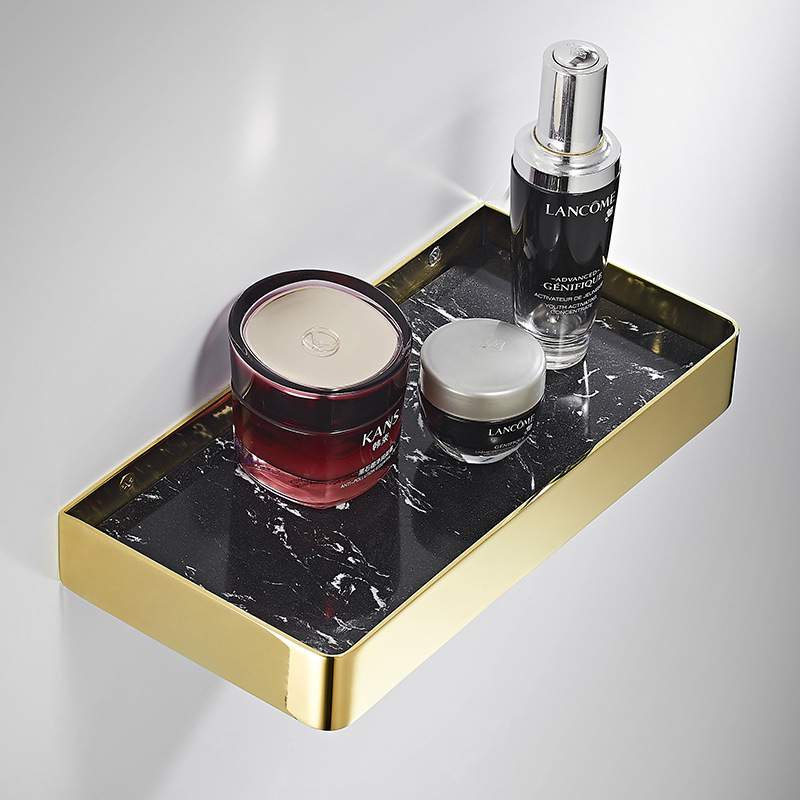 浴室轻奢卫生间置物架厕所洗手池洗漱台面收纳置物台桌面化妆台