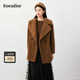 气质百搭毛呢大衣女 冬季 100羊毛 Koradior珂莱蒂尔商场同款