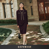 绵羊毛 Koradior珂莱蒂尔商场同款 2025冬新款 两件套装 连衣裙女