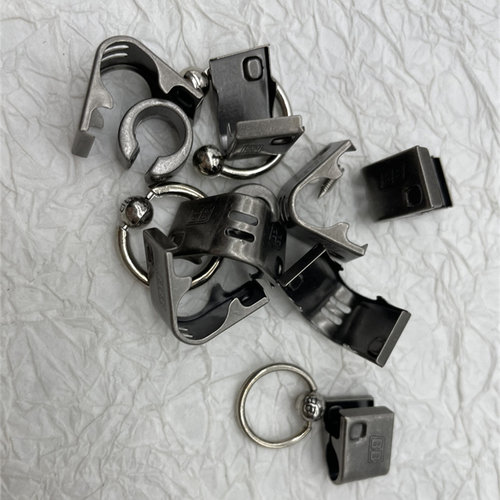 欧洲站欧货2025年春夏新品领子五金夹服装五金潮牌服装辅料装饰