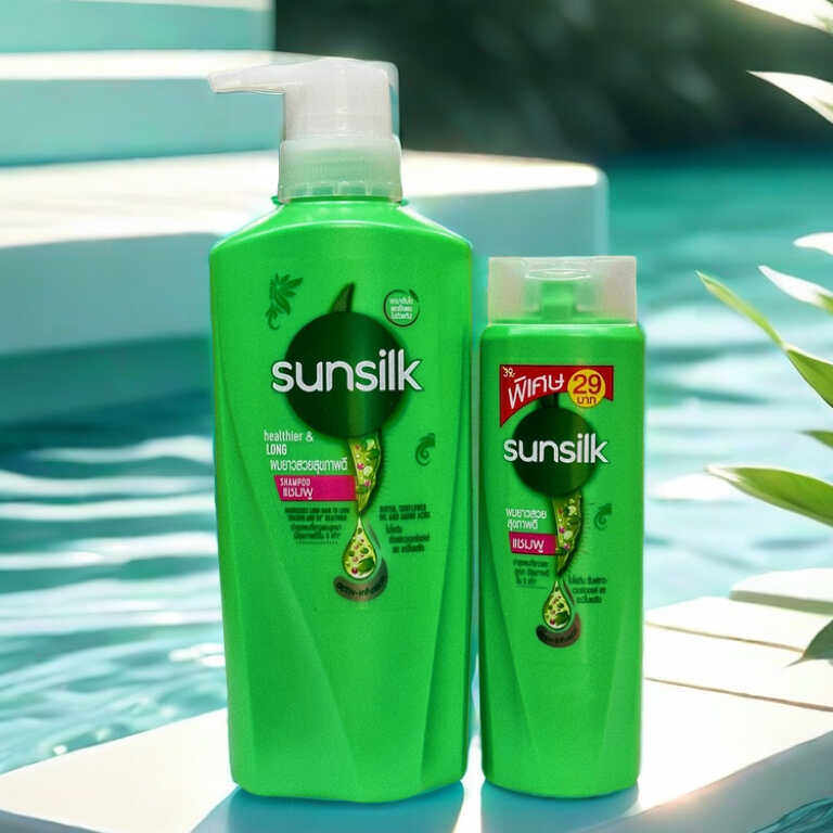 泰国SUNSILK夏士莲洗发水 油性发质控油蓬松清爽止痒配方350ml