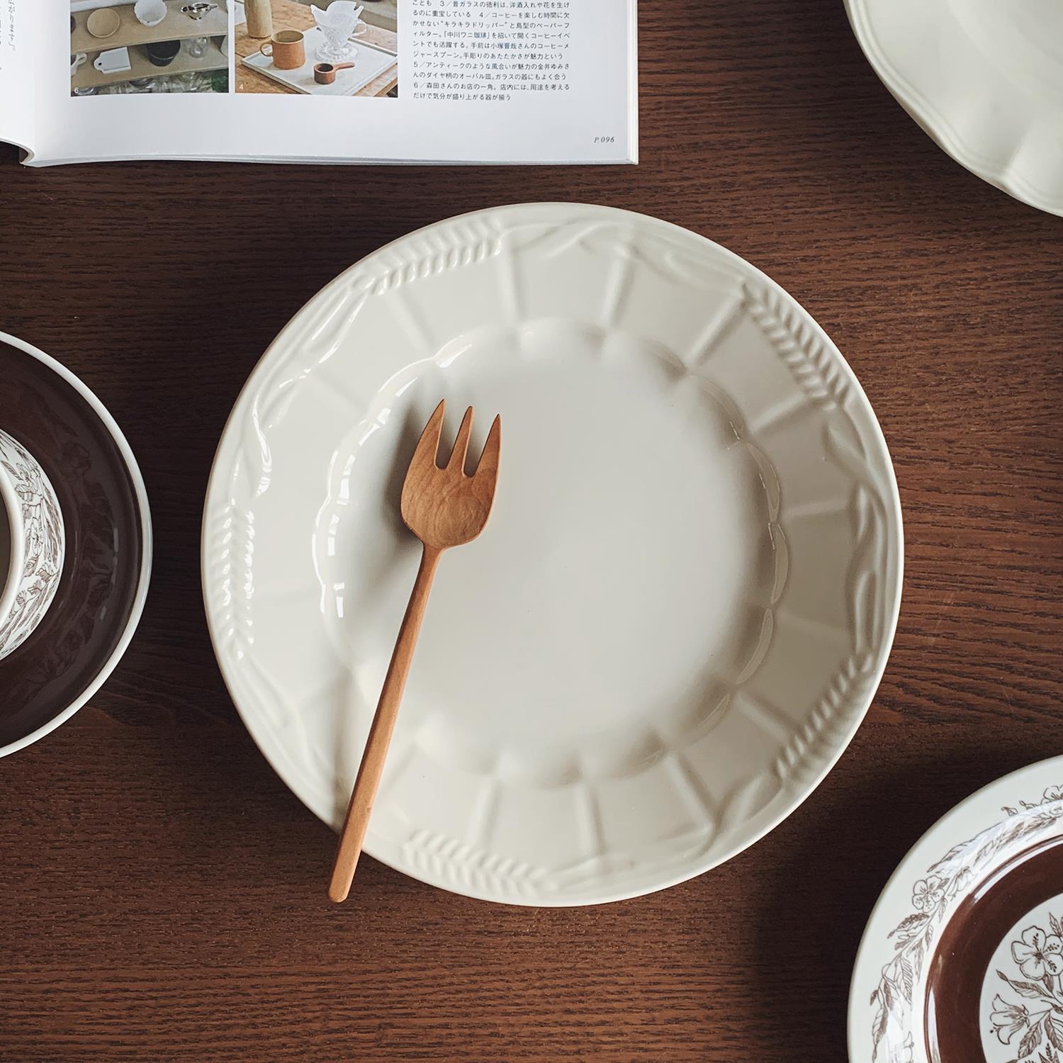 收集时光 Camus say 经典中古款橄榄叶汤盘 菜盘 超实用器型 包邮