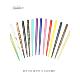 木质直杆 英文书法蘸水笔 超多色 大理石纹花纹理 彩色笔杆